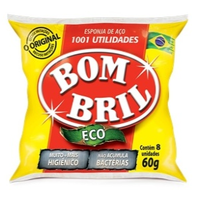 Bombril 60g  (8 pack) (Palha de aco Bombril)