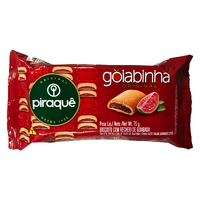 BEST BEFORE DATE 28/04/2024 - Piraque Sweet Guava Filled Biscuit 75g (Piraque Goiabinha)