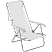 Beach Chair 8 positions aluminium - White (Cadeira de Praia 8 posicoes)