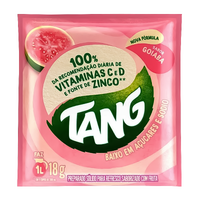 BEST BEFORE 26/04/2024 - Tang Guava Flavored Powder Drink ( Tang Goiaba) 18g