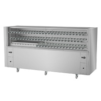 Charcoal Rotisserie with Removable Side Lifting Electric Lift Grill