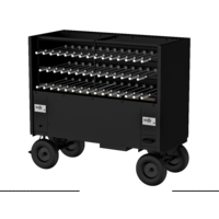 Black Finish Charcoal Mobile Catering Rotisserie