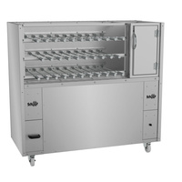 Charcoal or Wood Fired Rotisserie with Fire Box- Super 320 Series 