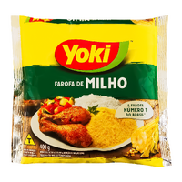 Seasoned Corn Flour (Farofa de Milho Pronta) 400g